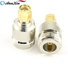 Adaptador de flange de alta freqüência de cobre SMA macho para N fêmea